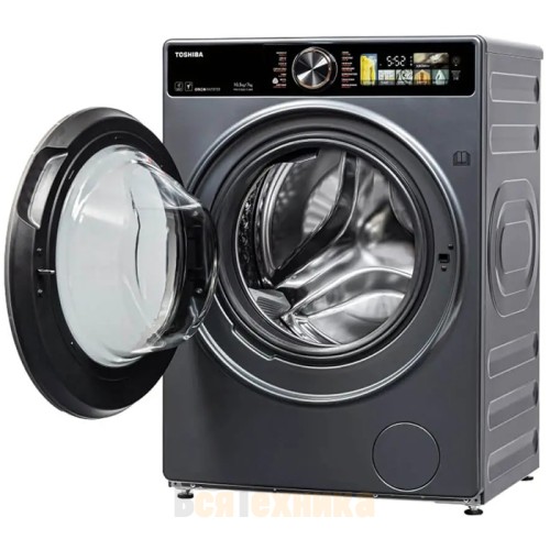 Стирально-сушильная машина Toshiba TWD-T25BZU115MWRU(MG)