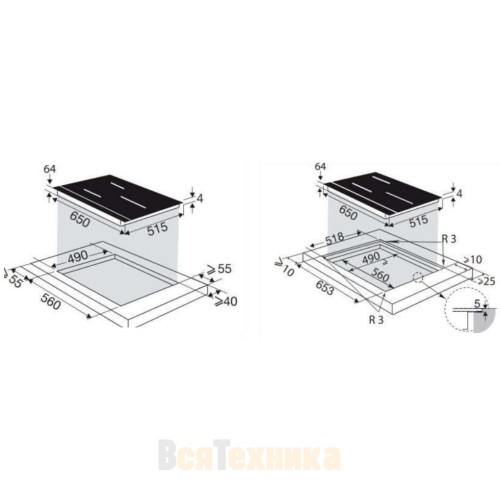 Индукционная варочная панель De Dietrich DPI4320BT