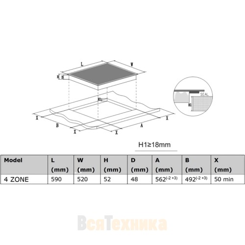 Варочная панель Haier HHY-C64NTVB