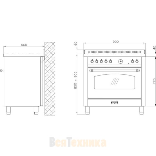 Варочный центр Lofra PG96MFT/CISF
