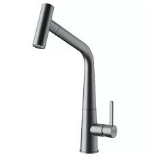 Смеситель с выдвижным шлангом и функцией душа Icon Pull-Out, Оптика стали