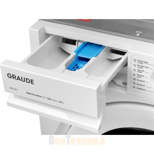 Встраиваемая стирально-сушильная машина GRAUDE EWTA 80.1