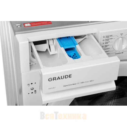 Встраиваемая стирально-сушильная машина GRAUDE EWTA 80.1