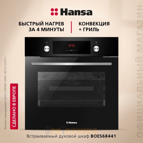 Электрический духовой шкаф Hansa BOES68441