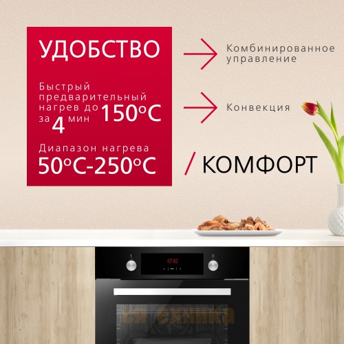 Электрический духовой шкаф Hansa BOES68411