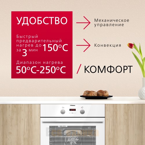 Электрический духовой шкаф Hansa BOEW68465