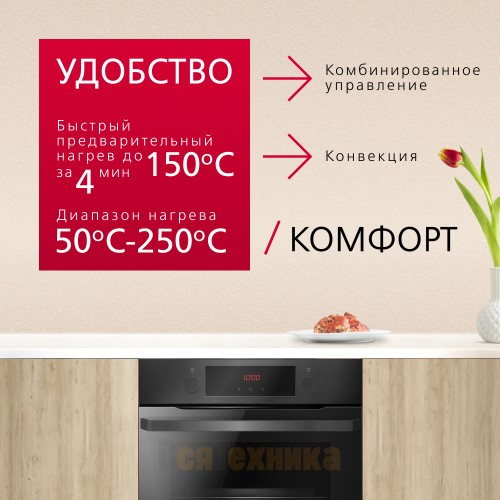 Электрический духовой шкаф Hansa BOES68454