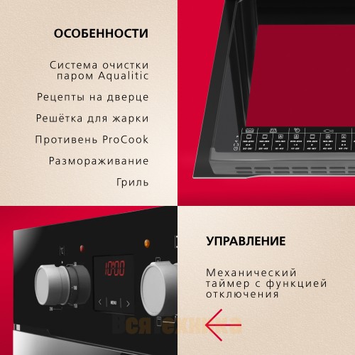 Электрический духовой шкаф Hansa BOES68460