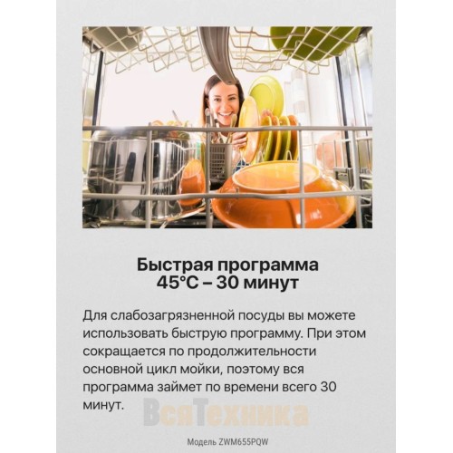 Посудомоечная машина Hansa ZWM655PQW