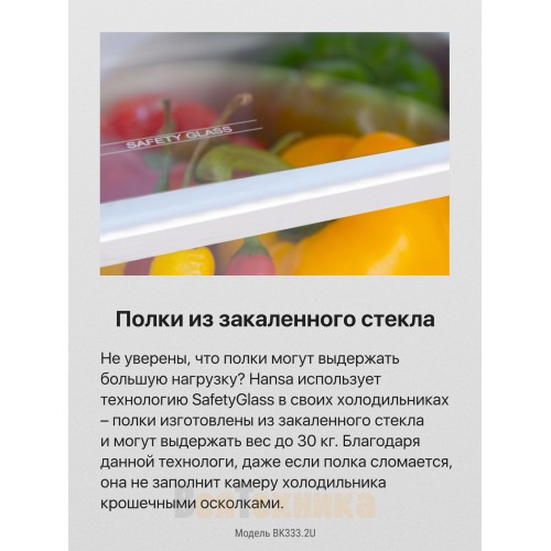Встраиваемый холодильник Hansa BK333.2U