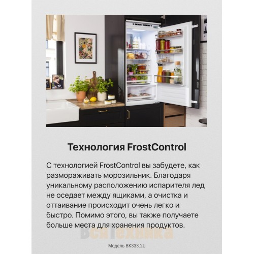 Встраиваемый холодильник Hansa BK333.2U