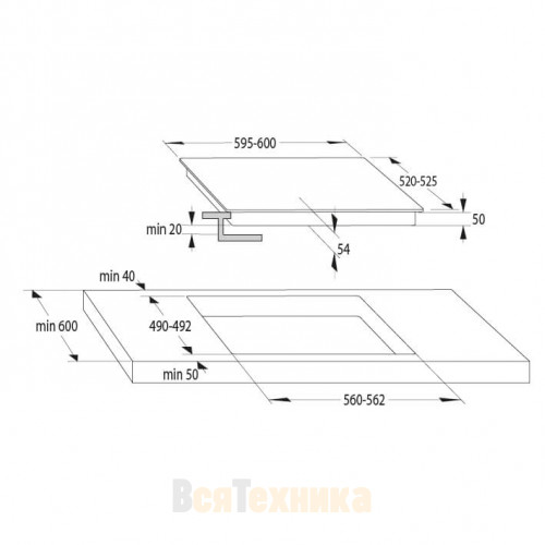 Варочная панель Hisense I6456CB