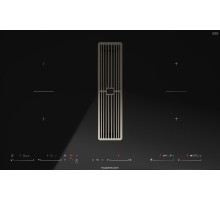 Индукционная варочная панель с вытяжкой Kuppersbusch KMI 8590.0 SR Black Chrome