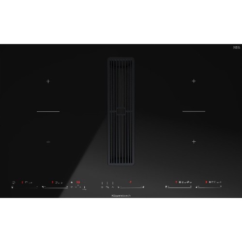 Индукционная варочная панель с вытяжкой Kuppersbusch KMI 8590.0 SR Black Velvet