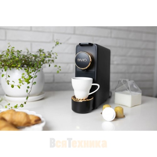 Кофемашина Bivio BV38 Black/Gold