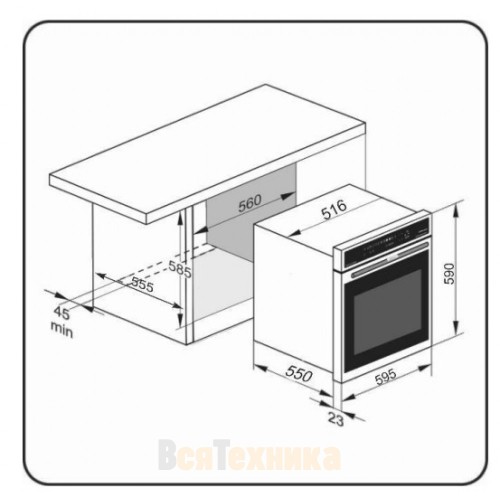 Встраиваемый электрический духовой шкаф Kaiser EH 6432 BE Eco