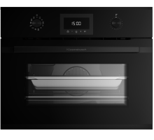 Компактный духовой шкаф с паром Kuppersbusch CBD 6340.0 S2 Black Chrome