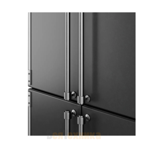 Холодильник отдельностоящий Kuppersberg NMFV 18591 BK Silver