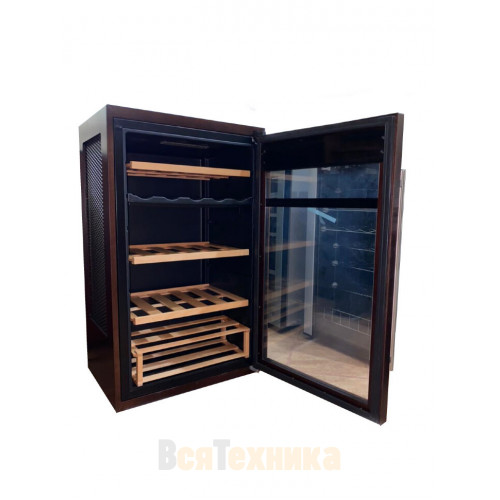 Двухзонный винный шкаф La Sommeliere LS34.2Z/wood