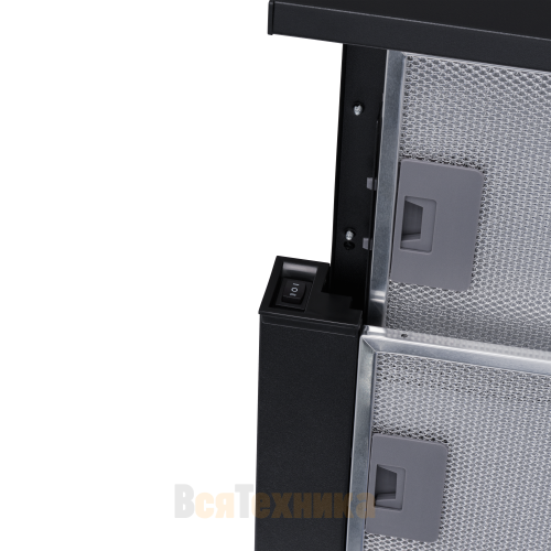 Телескопическая вытяжка Meferi SLIDEBOX60BK LIGHT