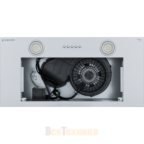 Полновстраиваемая вытяжка Meferi INBOX60WH LIGHT