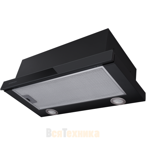 Телескопическая вытяжка Meferi SLIDEBOX60WH GLASS ULTRA