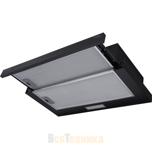 Телескопическая вытяжка Meferi SLIDEBOX60BK LIGHT