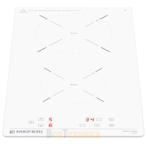 Индукционная варочная панель Meferi MIH302WH POWER
