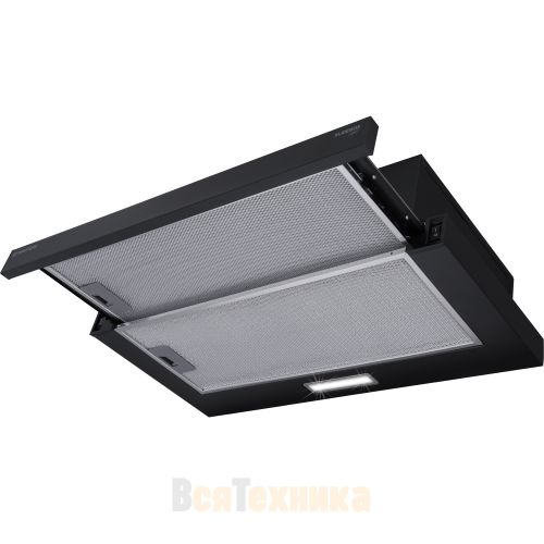 Телескопическая вытяжка Meferi SLIDEBOX60BK LIGHT