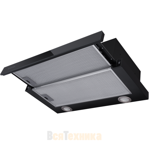 Телескопическая вытяжка Meferi SLIDEBOX60WH GLASS ULTRA