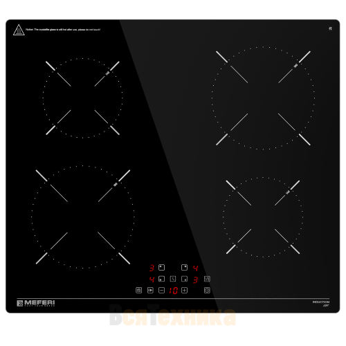 Индукционная варочная панель Meferi MIH604BK LIGHT