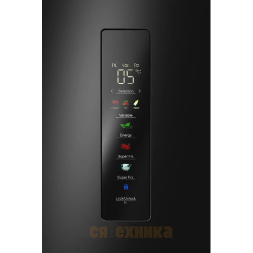 Холодильник Meferi MFR83BLACK IX