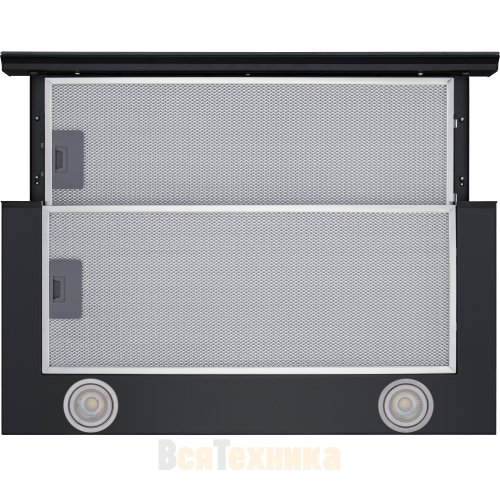 Телескопическая вытяжка Meferi SLIDEBOX60WH GLASS ULTRA