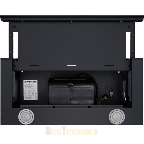 Телескопическая вытяжка Meferi SLIDEBOX60WH GLASS ULTRA