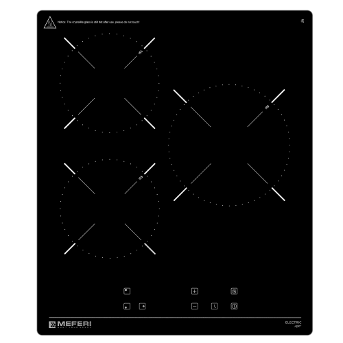 Электрическая варочная панель Meferi MEH453BK LIGHT