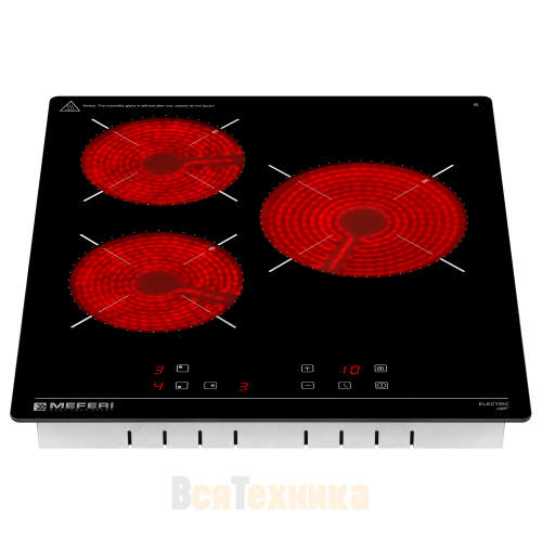 Электрическая варочная панель Meferi MEH453BK LIGHT