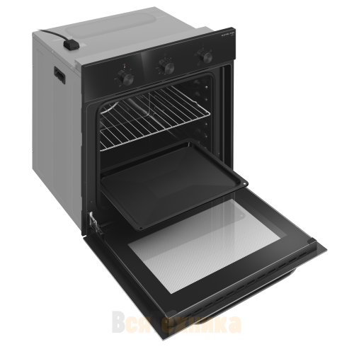 Электрический духовой шкаф Meferi MEO604BK LIGHT