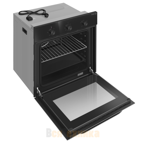 Электрический духовой шкаф Meferi MEO604BK LIGHT
