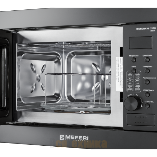 Встраиваемая микроволновая печь Meferi MMO6020BK POWER