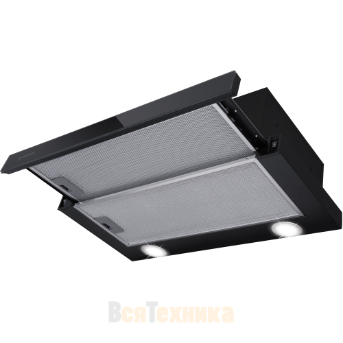 Телескопическая вытяжка Meferi SLIDEBOX60WH GLASS ULTRA