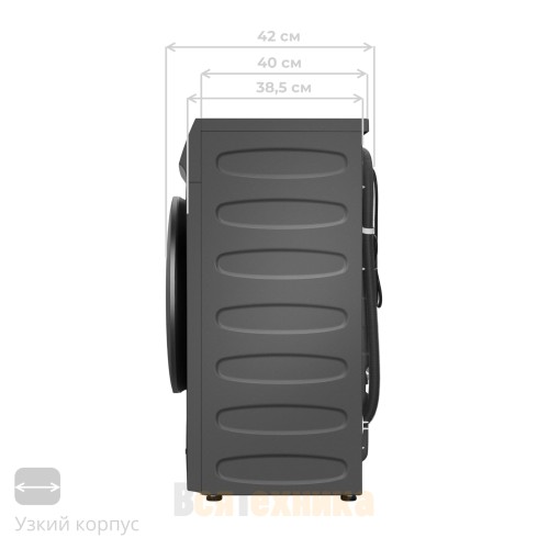 Стиральная машина Meferi MFW081210GR POWER