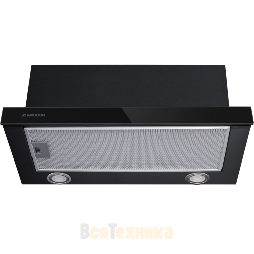 Телескопическая вытяжка Meferi SLIDEBOX60WH GLASS ULTRA
