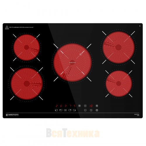 Электрическая варочная панель Meferi MEH755BK ULTRA
