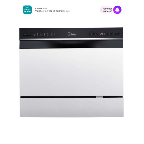 Компактная посудомоечная машина Midea MCFD55S460Wi