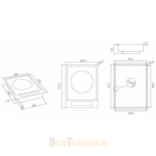 Индукционная варочная поверхность Вок KitchenAid, KHWD1 38510