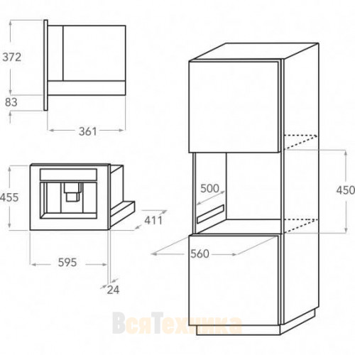 Кофемашина KitchenAid, KQXXXB 45600