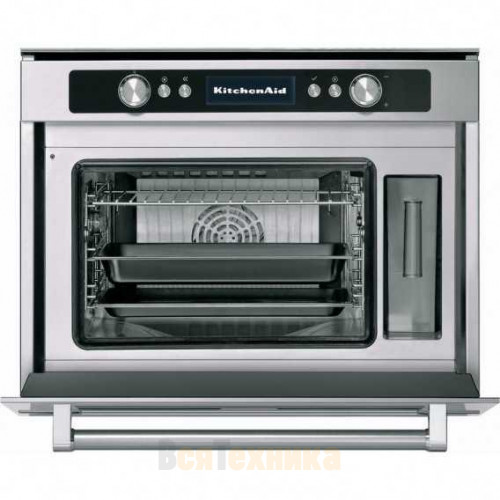 Комбинированный духовой шкаф KitchenAid BlackSteel, KOQCXB 45600