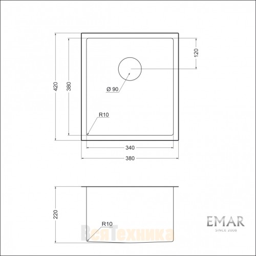 Мойка EMAR EMB-130