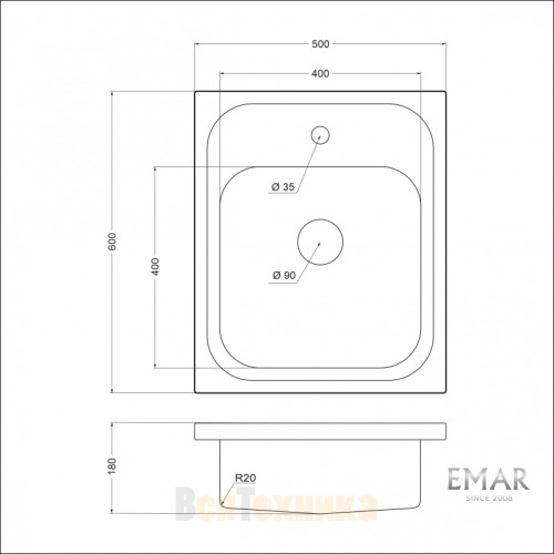 Мойка EMAR 5060L
