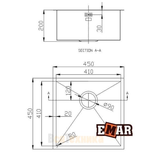 Мойка EMAR EMB-101